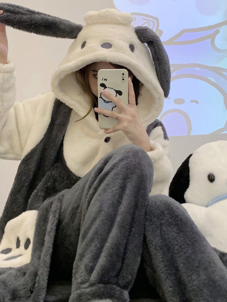Pochacco Cozy Fleece Pajamas-Sets-ntbhshop