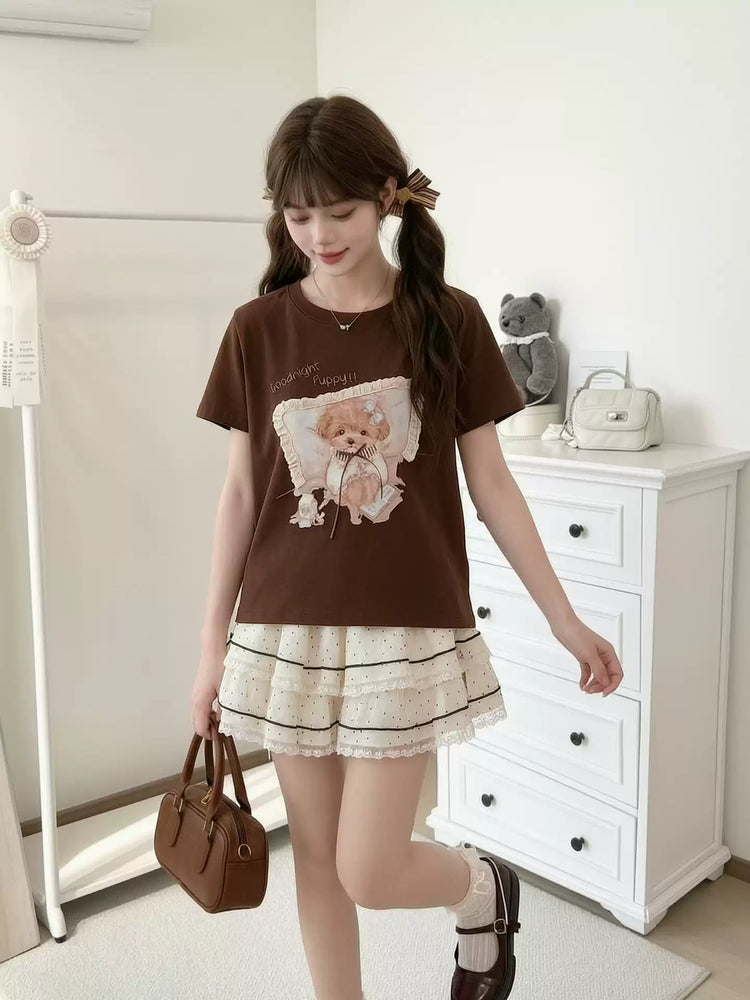 Goodnight Puppy Dream Tees-Tops-ntbhshop