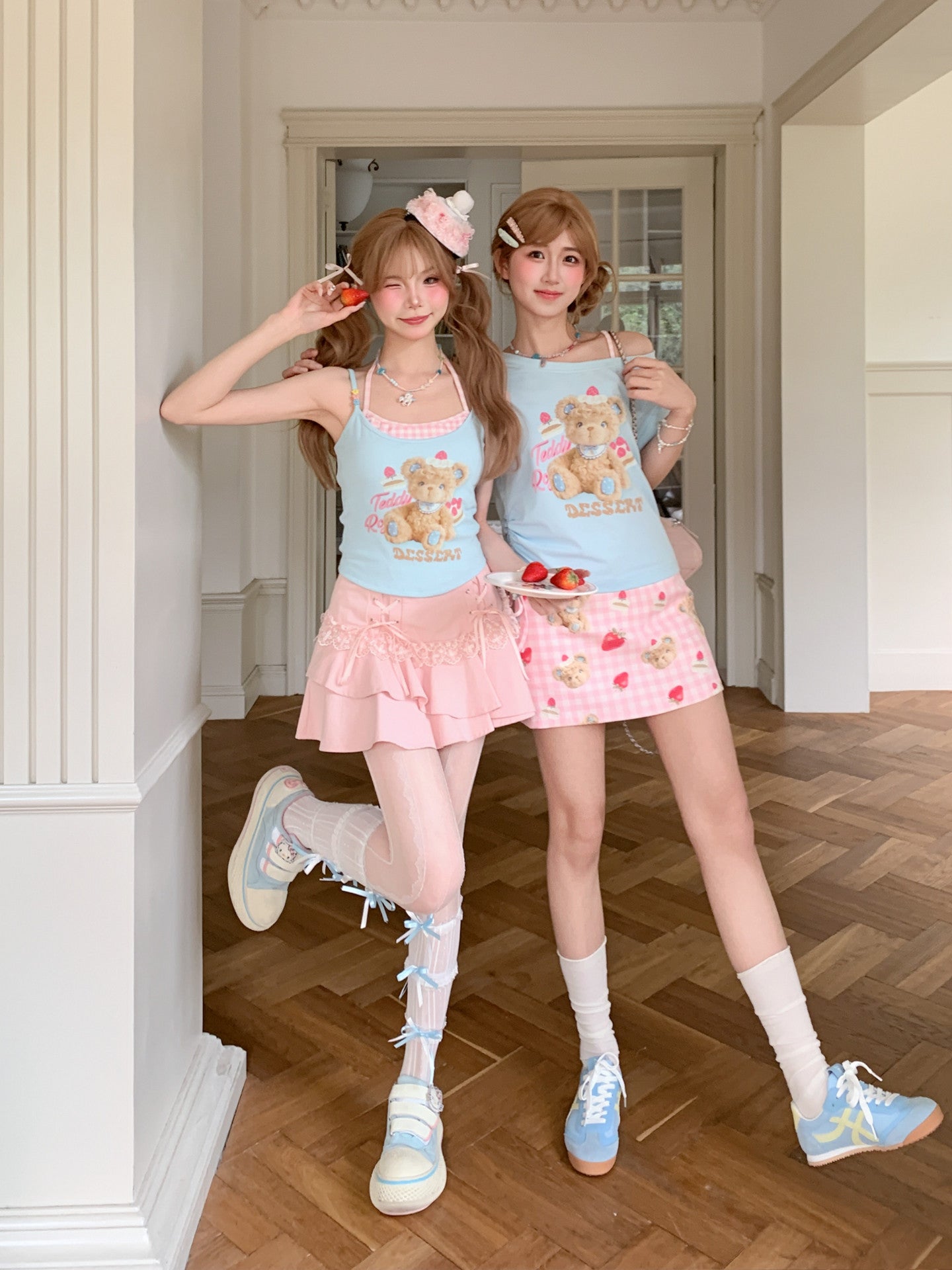 Berry Teddy Bra Camisole-Outerwear-ntbhshop