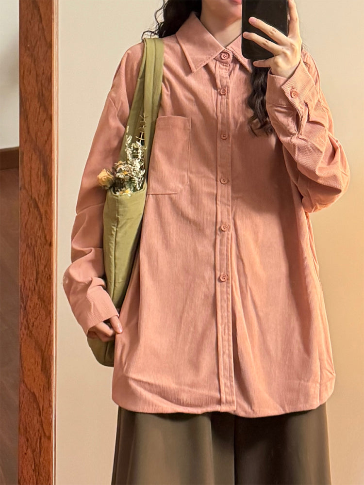 Autumn Archive Unisex Corduroy Shirts-ntbhshop