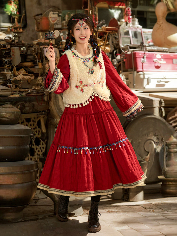 Desert Bloom Plush Vest-ntbhshop