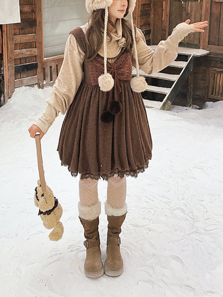 Angel Deer Whimsy Dots Turtleneck-ntbhshop