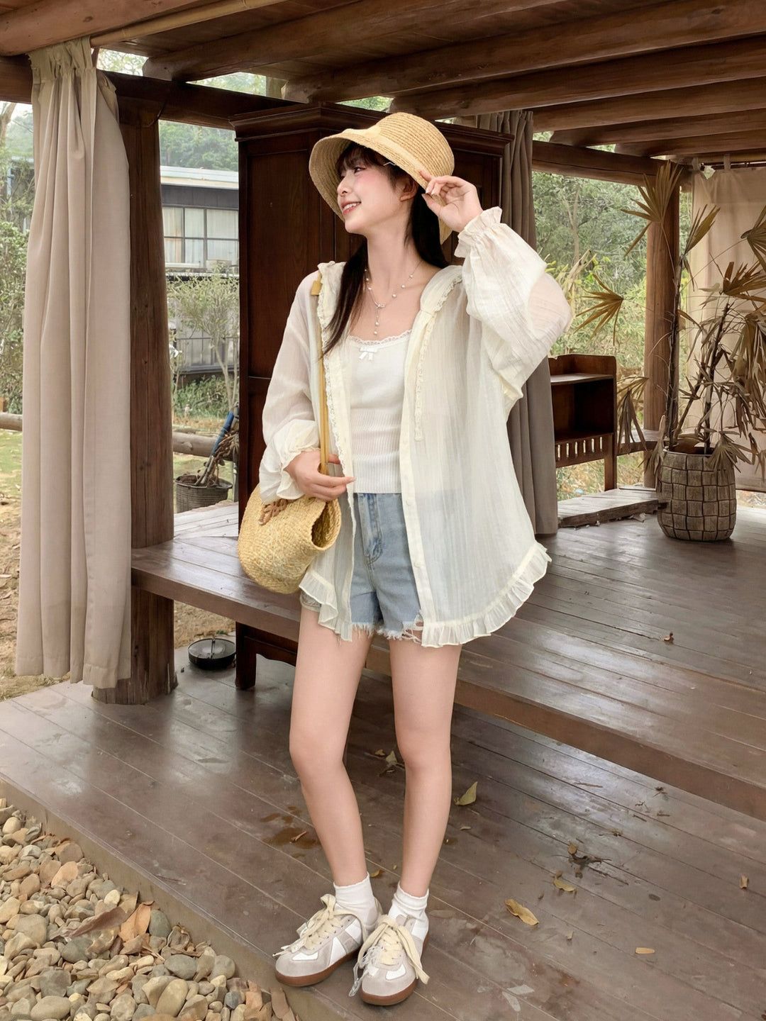 Sugar Lace Sun Sheer Coats-Outerwear-ntbhshop