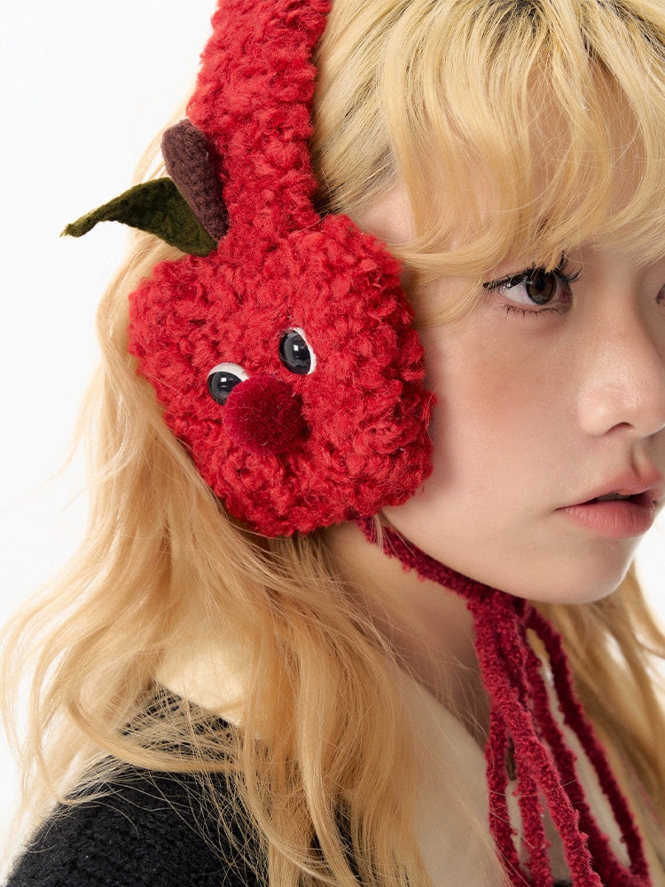 Red Apple Cloud Earmuffs-ntbhshop