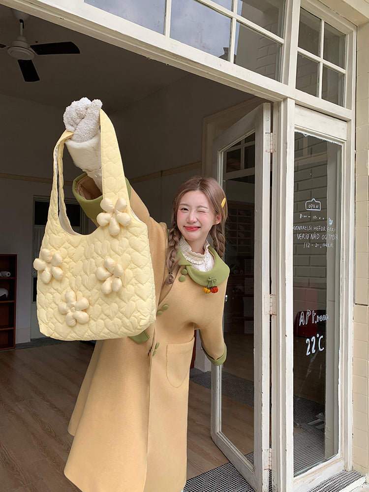 Sunny Bloom Puff Tote-ntbhshop