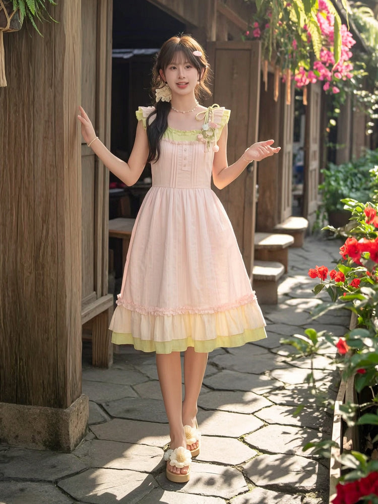 Tulip Bloom Ruffle Dresses-Dresses-ntbhshop