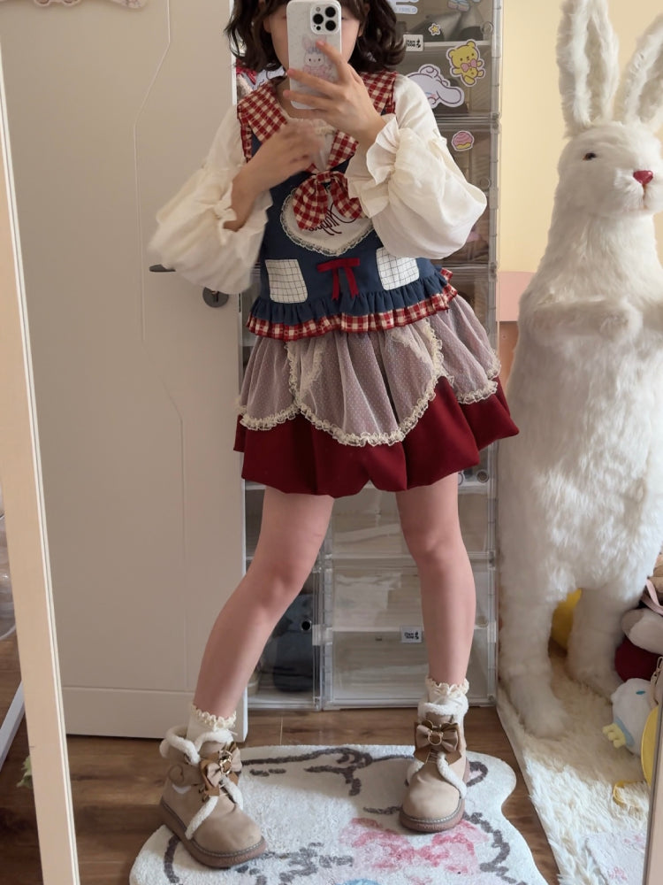 Anpple Apple Angel Cottage Set-Outerwear-ntbhshop