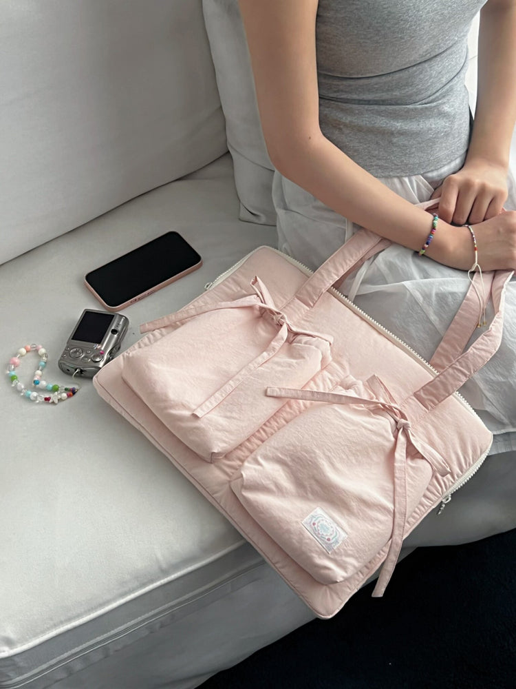 Rosy Bow Laptop Totes-Accessories-ntbhshop