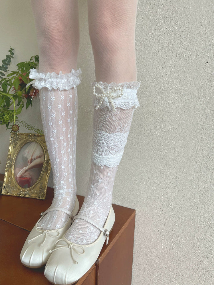 Angels Tea Party Lace Socks Set-ntbhshop