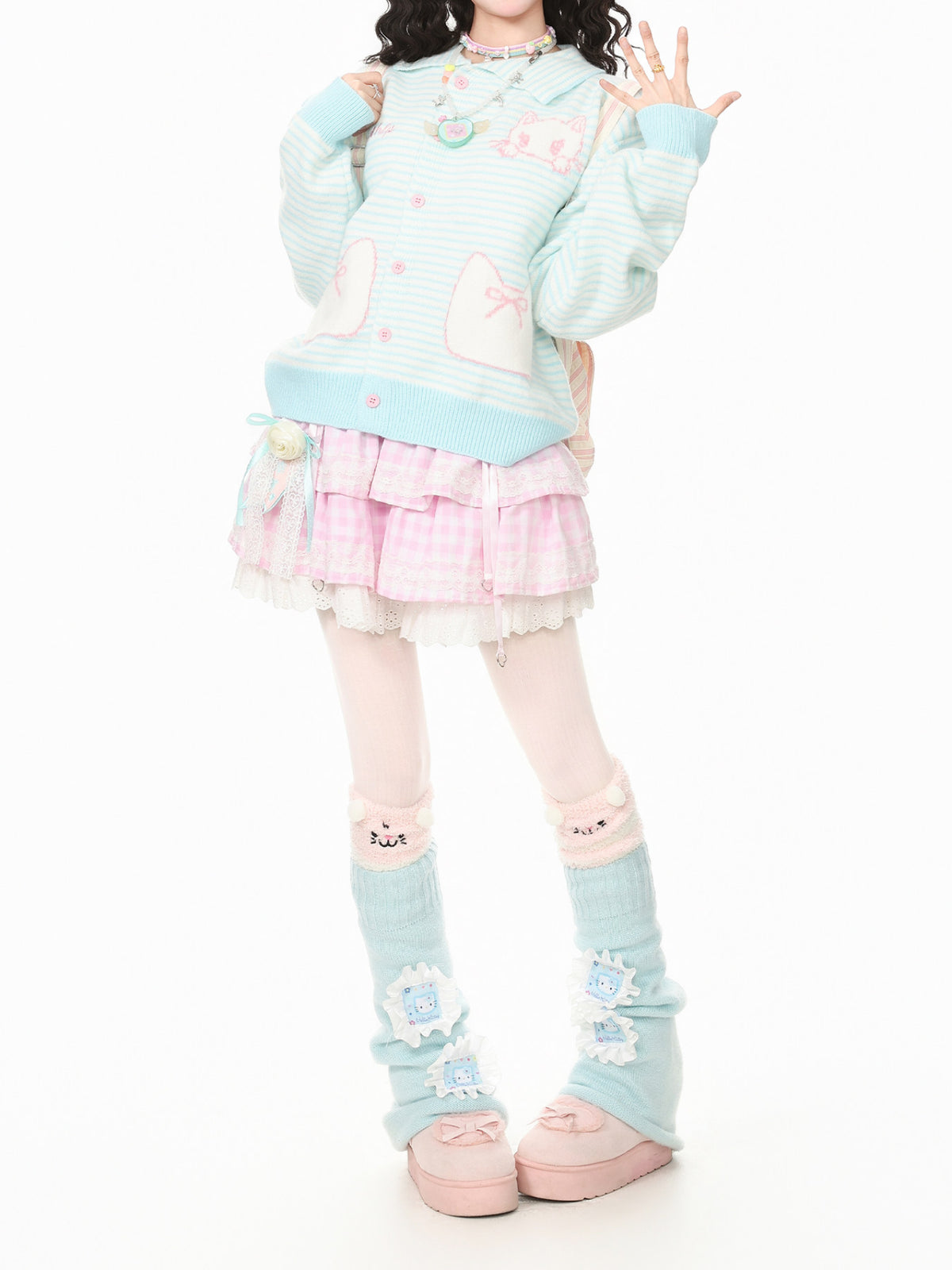 Kitty Pretty Knit Sweaters-Outerwear-ntbhshop