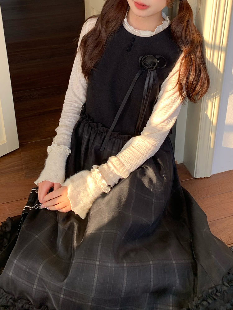 Midnight Rose Cape & Sundress-ntbhshop