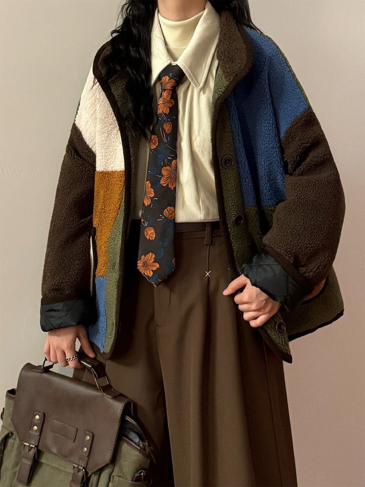 Hearthside Colorblock Fleece Jacket-Outerwear-ntbhshop