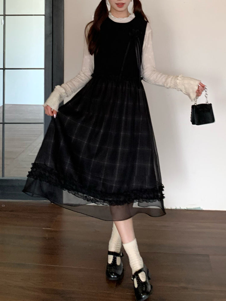 Midnight Rose Cape & Sundress-ntbhshop