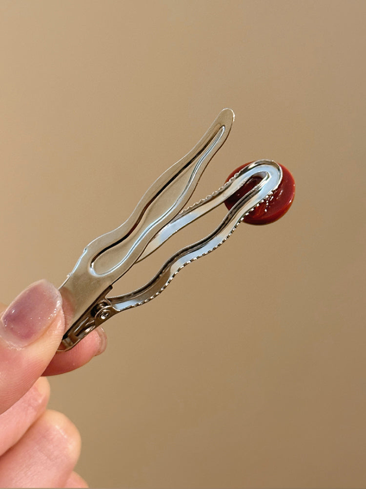 Love Polka Dot Hair Clips-ntbhshop