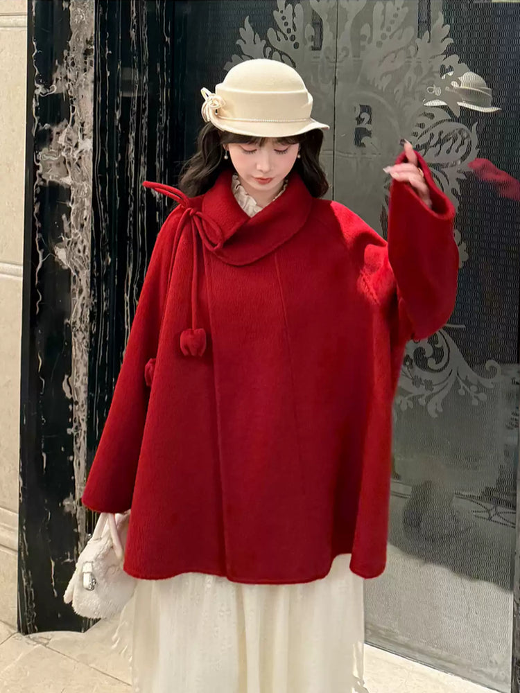 Bonbon Tether Wool Coats-Outerwear-ntbhshop