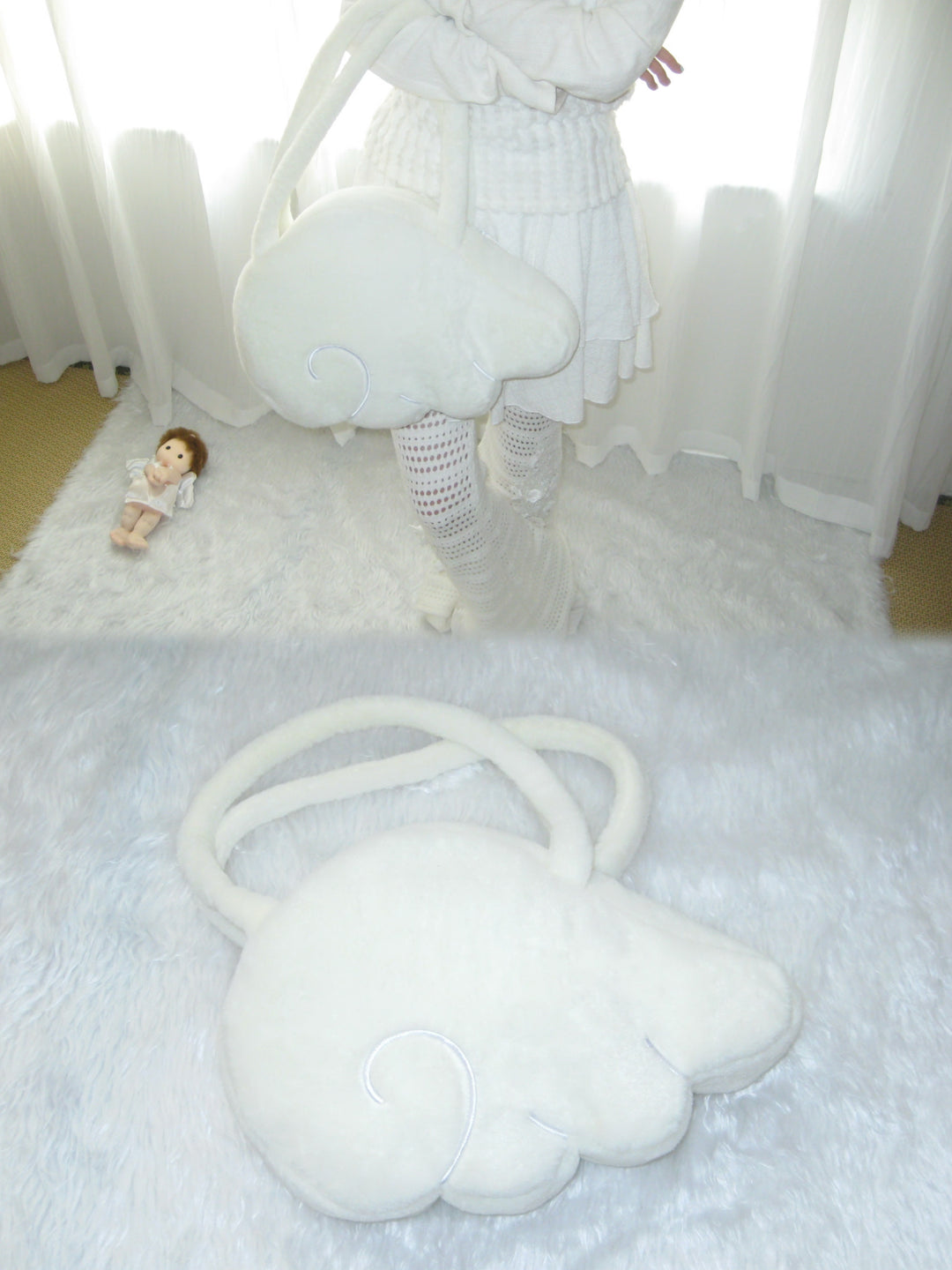 Guardian Angel Wing Plush Bag-ntbhshop