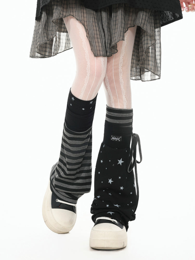Starlight Stripe Leg Warmers-Accessories-ntbhshop