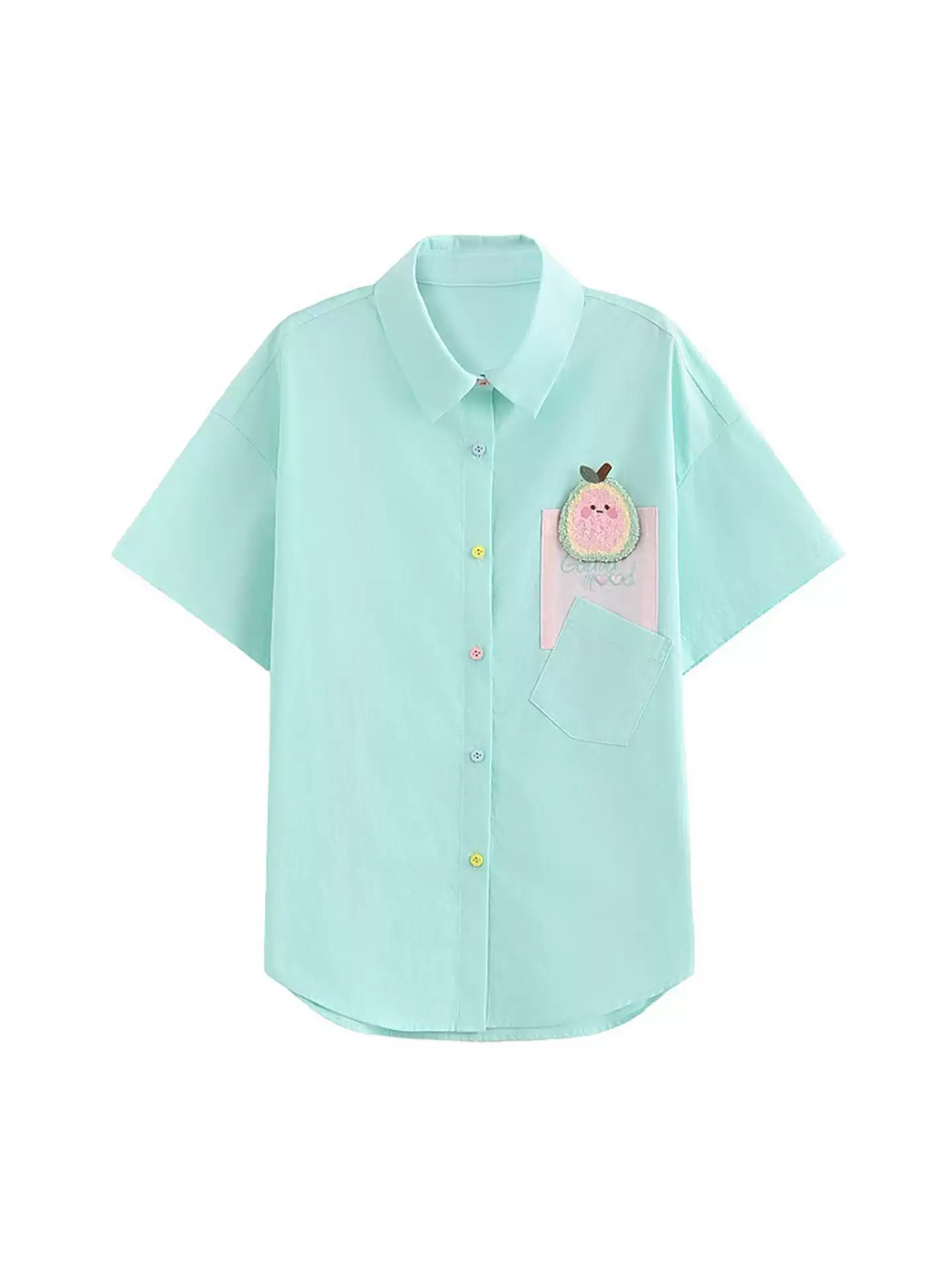 Candy Gingham Button Shirts-Tops-ntbhshop