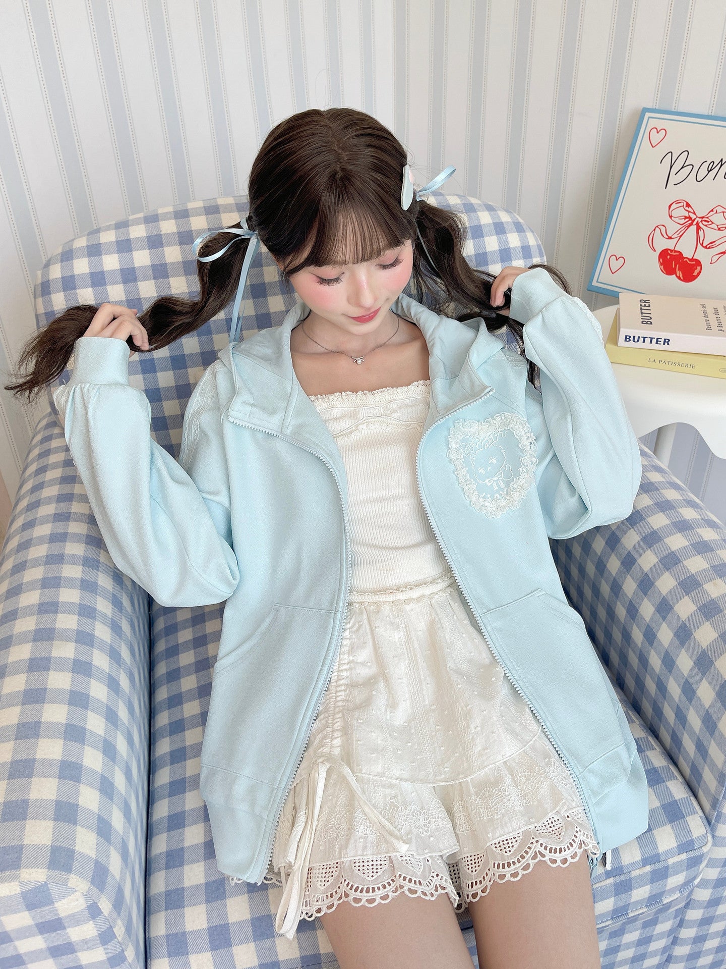 Blue Angel Hooded Jacket-Outerwear-ntbhshop