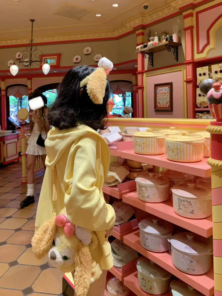 Buttercream Pup Oversize Hooded Jacket-ntbhshop