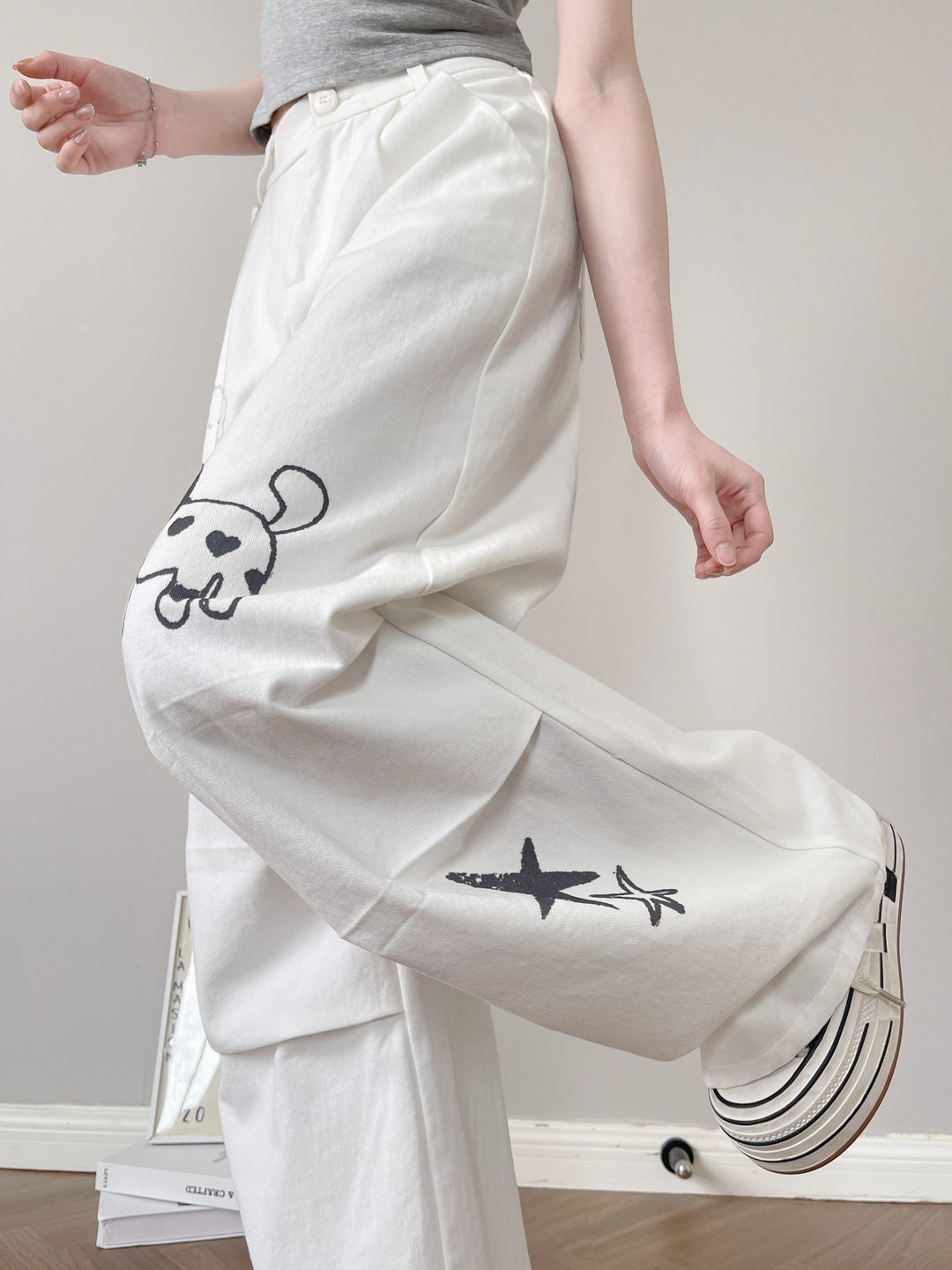 Pet Party Cotton Cargo Pants-Bottoms-ntbhshop