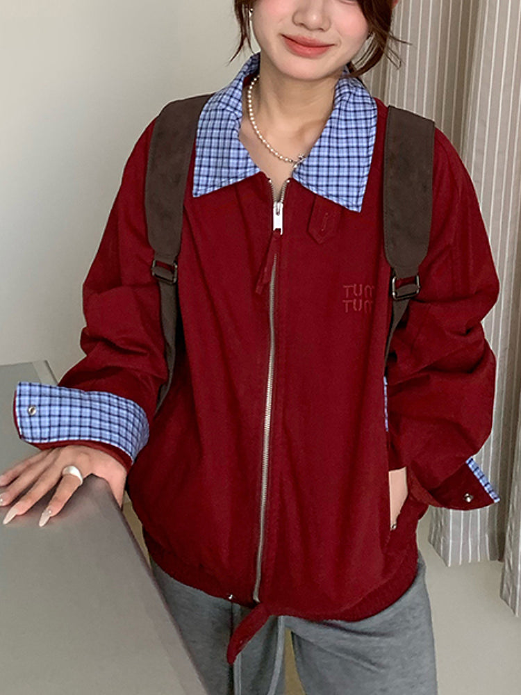 Autumn Varsity Patchwork Jackets-ntbhshop