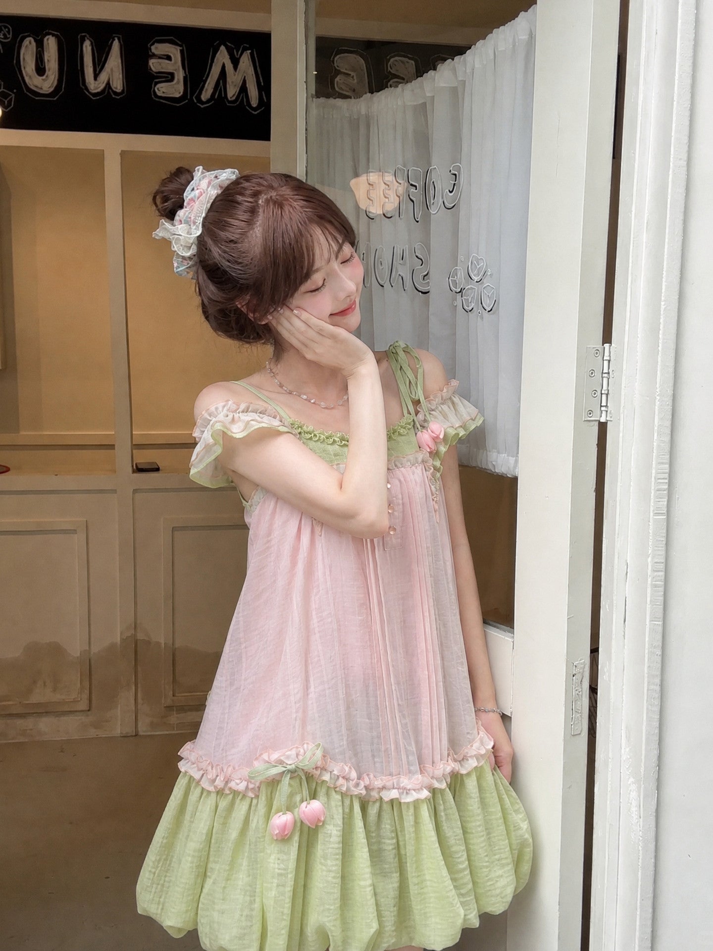 Tulip Bloom Bubble Dress-Dresses-ntbhshop