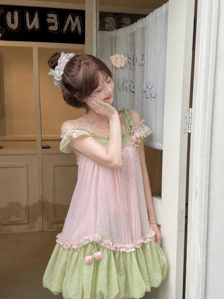 Tulip Bloom Bubble Dress-Dresses-ntbhshop