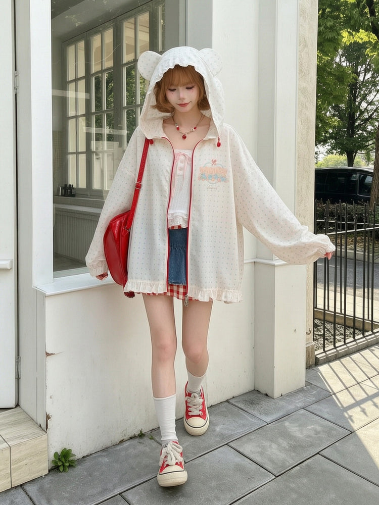 Teddy Dot Sun Jacket-Outerwear-ntbhshop