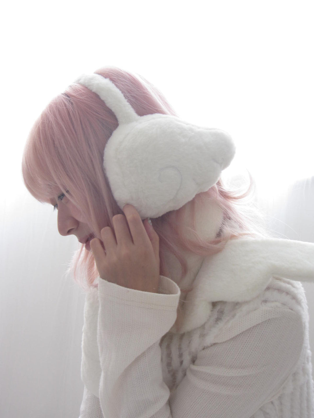 Guardian Angel Wing Plush Earmuffs-ntbhshop