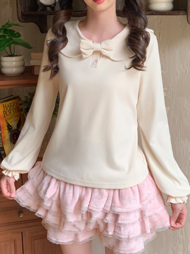Lolita Doll Puff Sleeve Tops-ntbhshop