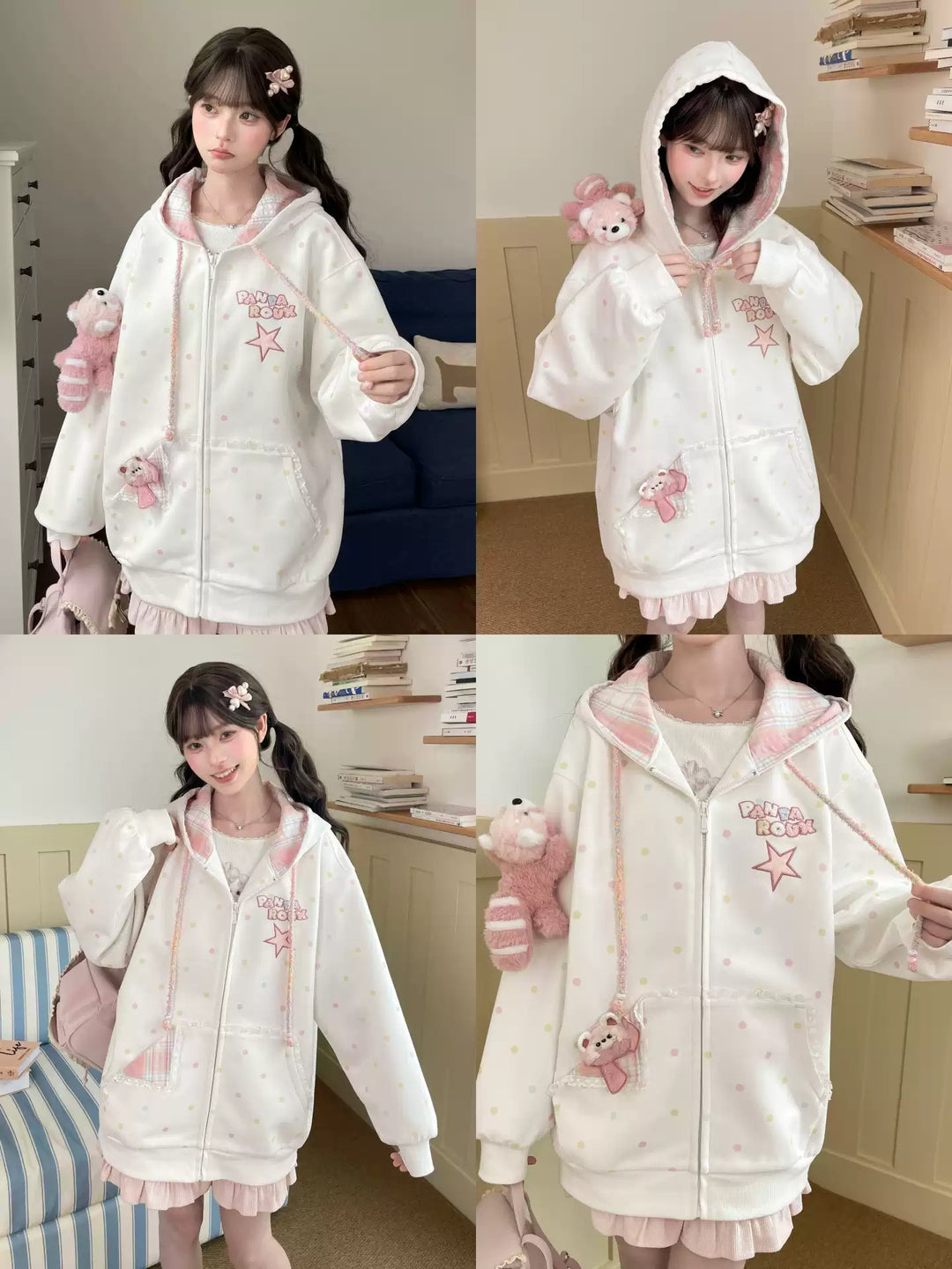 Panda Roux Dottie Jackets-Outerwear-ntbhshop