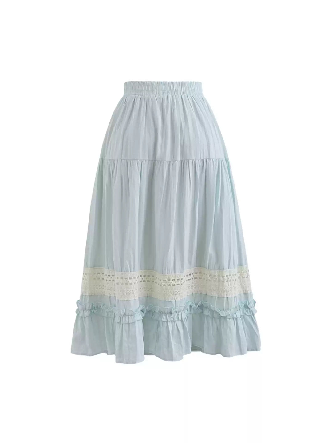 Palm Path Lace Top & Skirt-Sets-ntbhshop