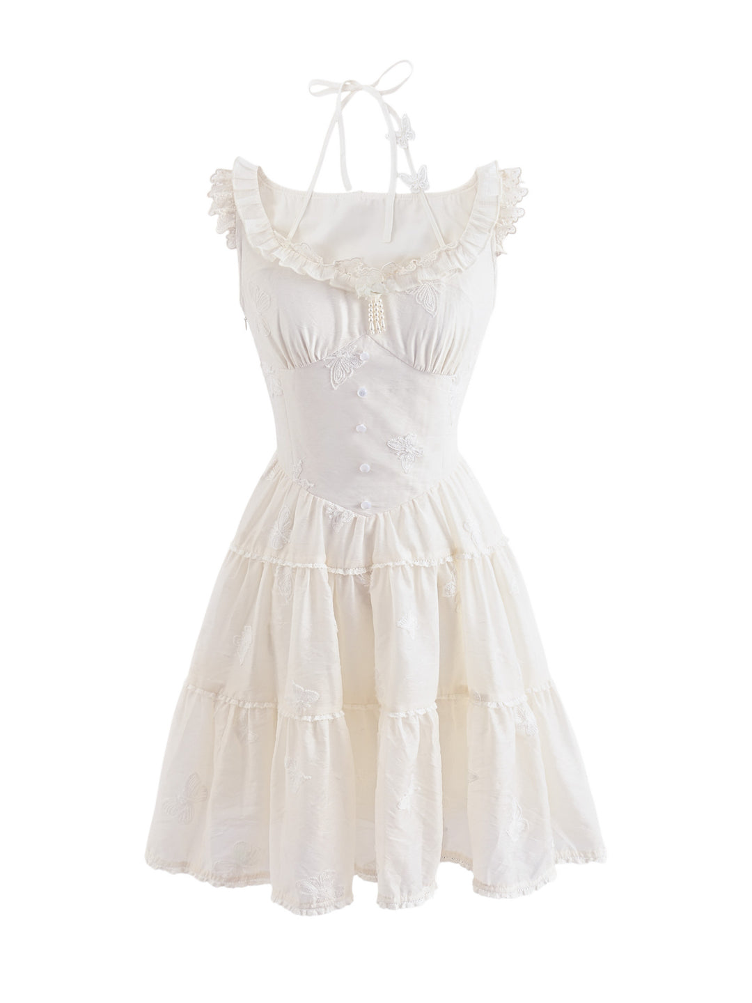 Butterfly Garden Bow Dress-Dresses-ntbhshop