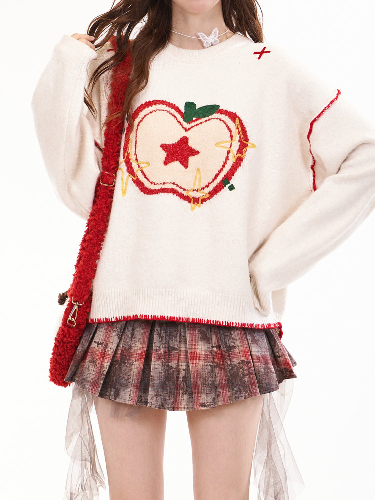 Apple Harvest Whimsy Knit Sweaters-ntbhshop