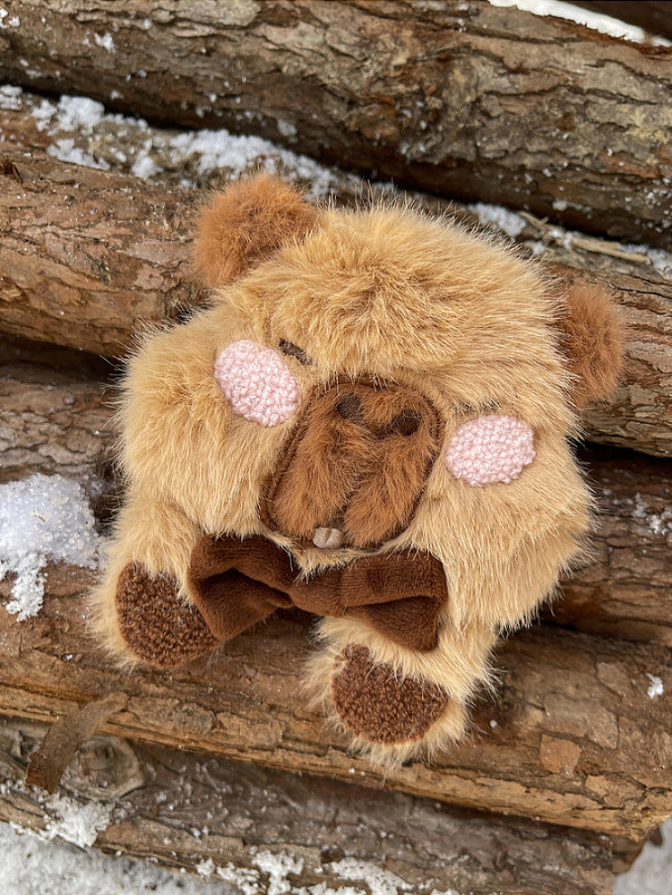 Capybara Marshmallow Hug Fleece Jacket-Outerwear-ntbhshop