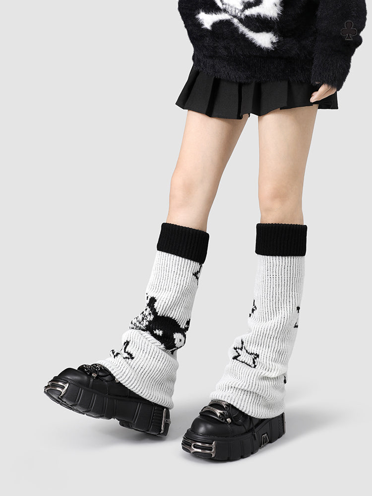 Dual Persona Knit Leg Warmers-ntbhshop