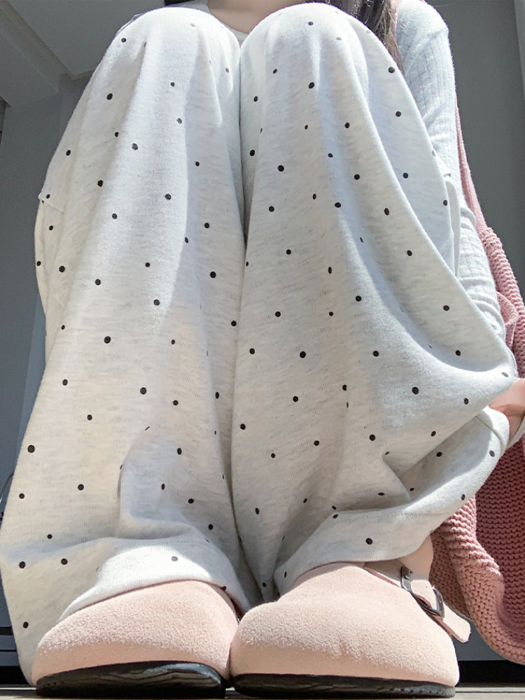 Milky Dot Cloud Lounge Pants-ntbhshop