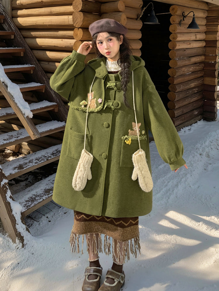 Dear Bambi Cottage Wool Coat-ntbhshop