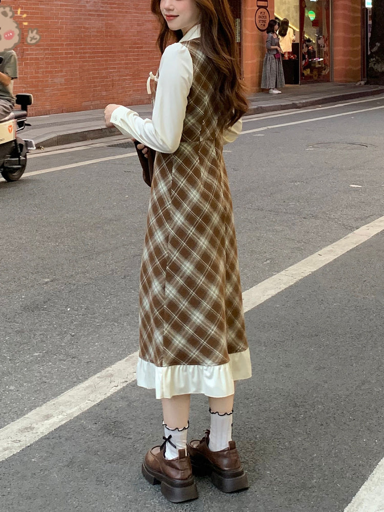 Maple Latte Academia Blazer & Dresses-ntbhshop