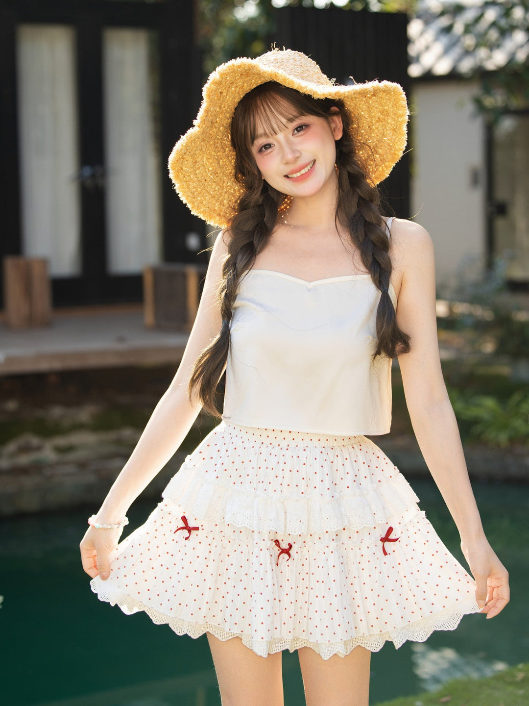 Whisper Story Chiffon Cami & Blouse