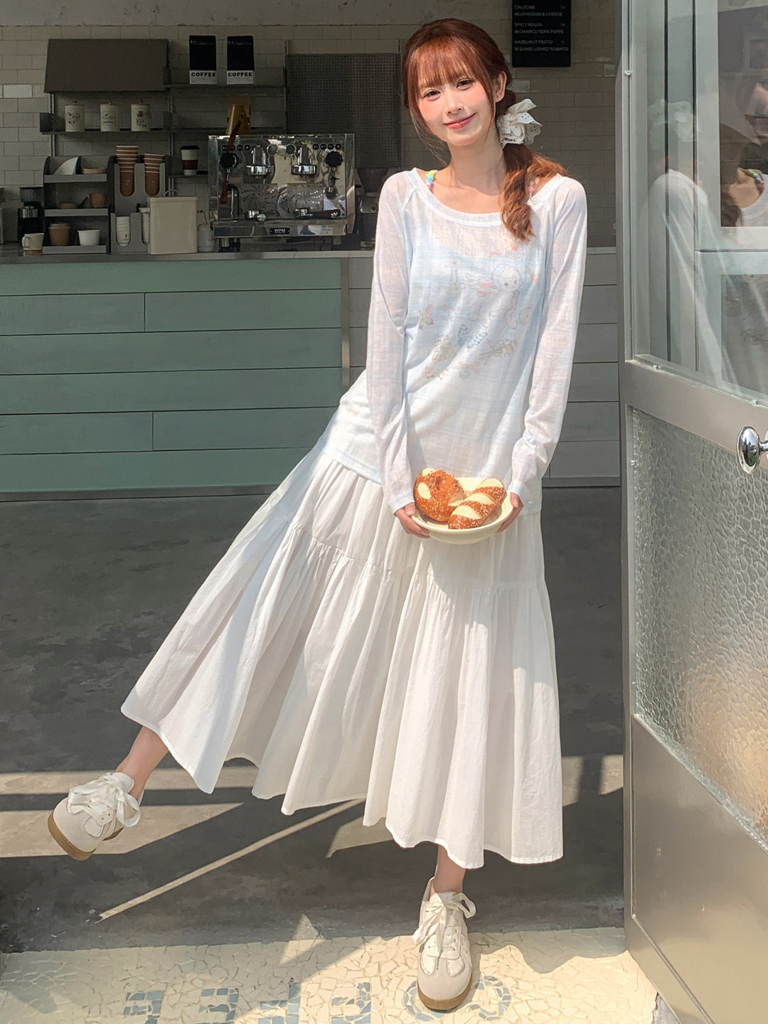 Milk Lamb Sheer Top-Tops-ntbhshop