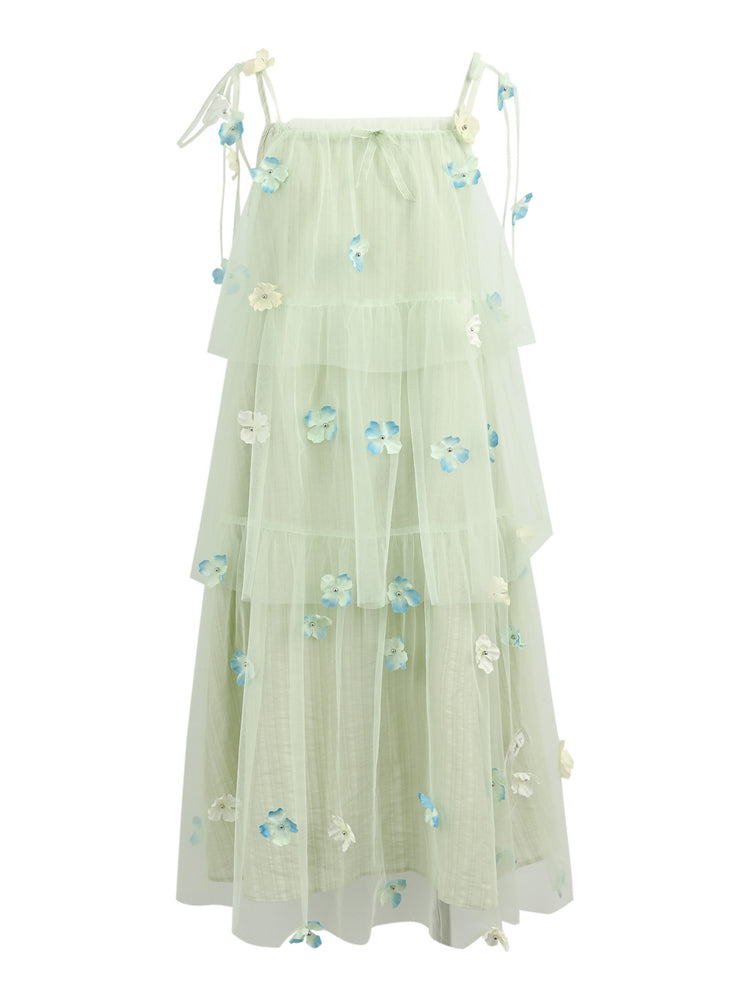 Dewdrop Bloom Tulle Dress-Dresses-ntbhshop
