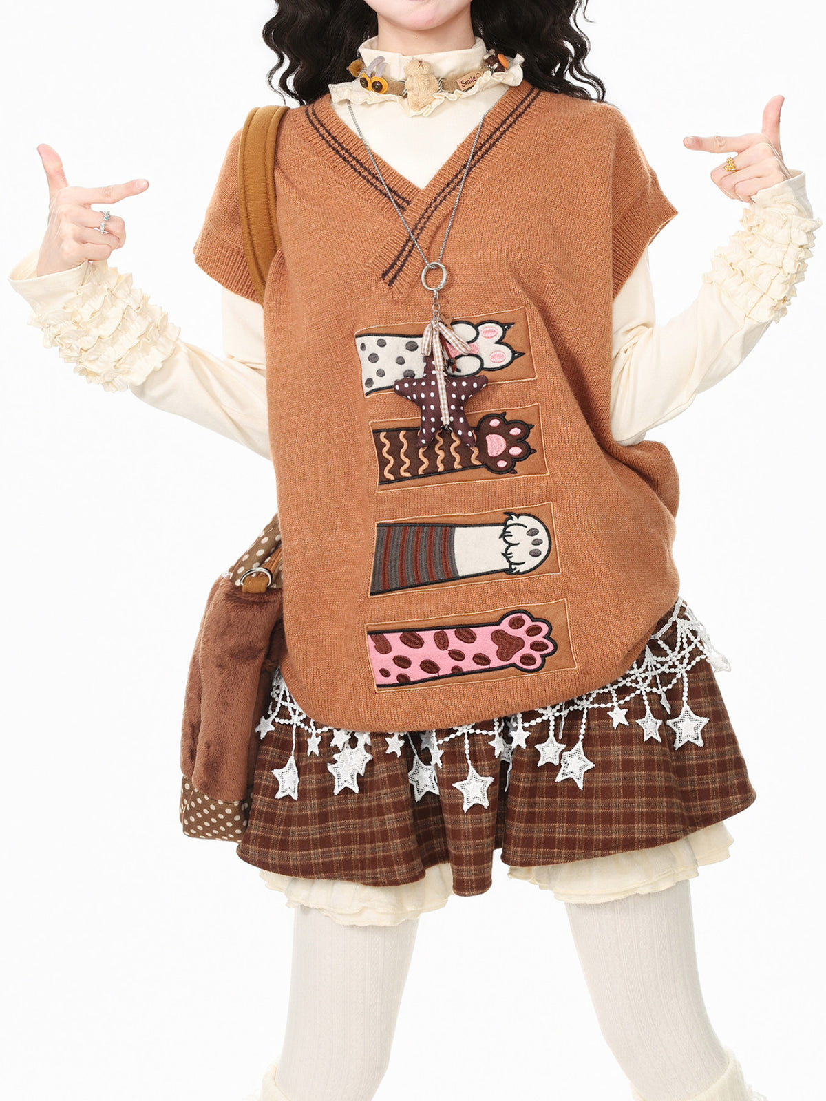 Whisker Pal Sweater Vest-Outerwear-ntbhshop