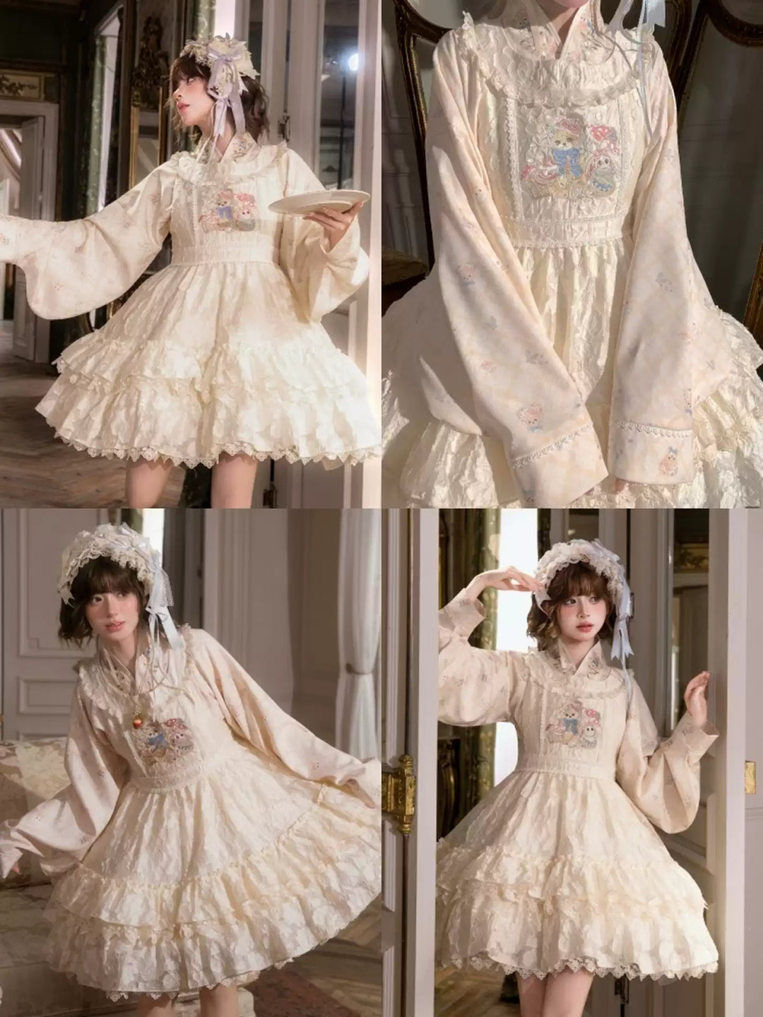 Berry Fairy Picnic Layered Dress-Dresses-ntbhshop