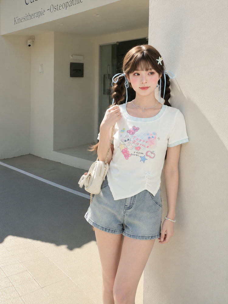 Teddy Royale Ringer Top-Tops-ntbhshop