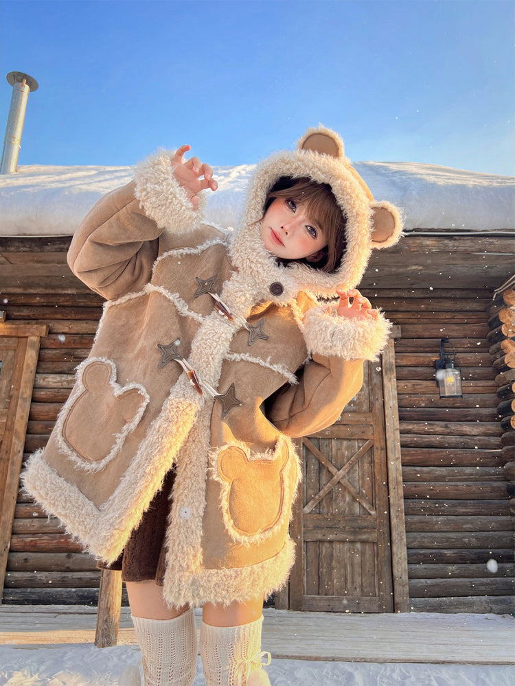 Cuddle Bear Reversible Suede Jacket-ntbhshop
