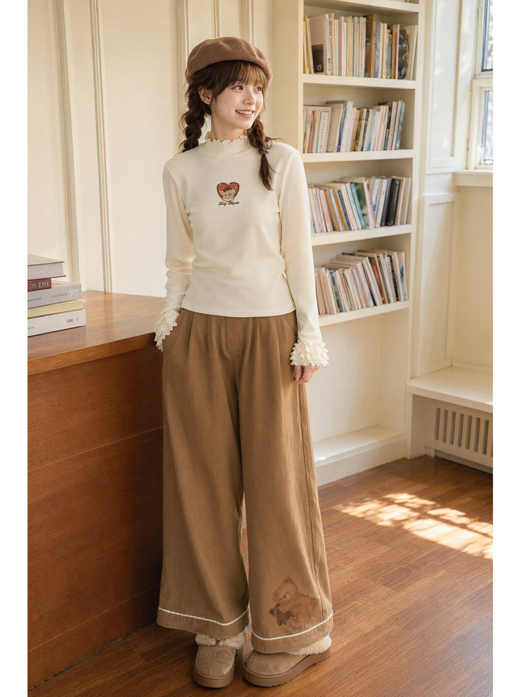 Teddy Royale Ribbed Top-Tops-ntbhshop