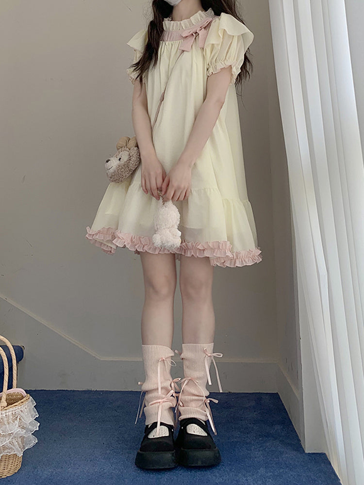 Candy Ribbon Dollhouse Dresss-ntbhshop