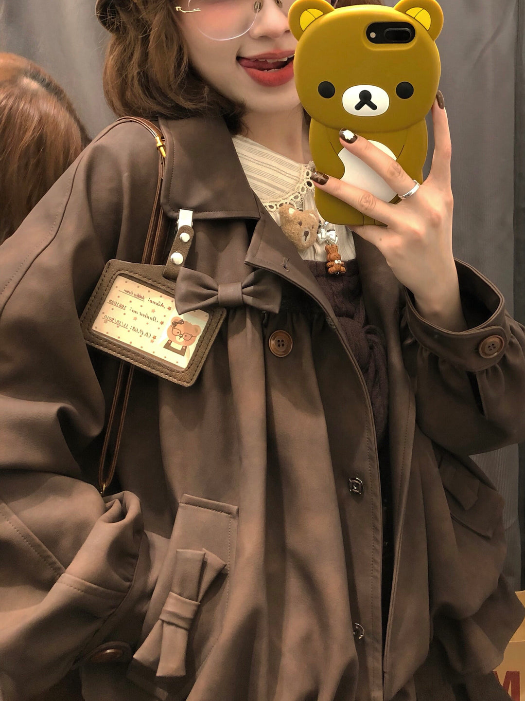 Chestnut Milk Leather Jacket-Outerwear-ntbhshop